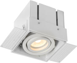 Lucide 09925/01/31 süllyeszthető spotlámpa Trimless 1x50W | GU10 - fehér, állítható, szabályozható