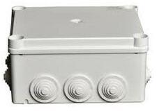 ABB Kötődoboz falonkívüli műanyag 160mm x 135mm 77mm szürke teli fedél-fedél IP55 System Pro E ABB - 1SL0824A00