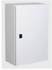 EAE Szekrény fali acél szerelőlappal 600mm 500mmx 200mmx IP66 szürke EO EAE - EO605020