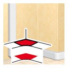 Legrand Parapetcsatorna belső sarok . . . x35/65-höz szimmetrikus 95-110° fényesfehér műanyag DLP LEGRAND - 010614