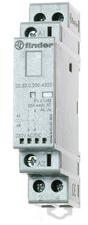 FINDER Installációs kontaktor sorolható 25A 250-440V AC 2-ny 24V AC/DC-műk 1mod 22.32. 0.024. 4420 FINDER - 223200244420