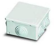 ABB Kötődoboz falonkívüli műanyag 100mm x 100mm 50mm szürke teli fedél-fedél IP55 System Pro E ABB - M008160000