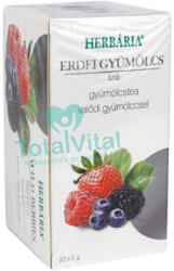 Herbária erdei gyümölcs ízű gyümölcstea 20db - totalvital