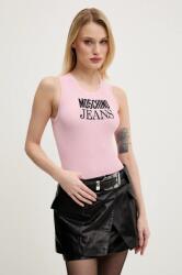Moschino Jeans top női, rózsaszín, 0887 3203 - rózsaszín XL