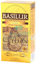 BASILUR the island of tea gold fekete tea 25 filter 50g