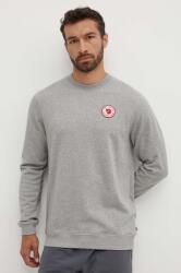 Fjallraven pamut melegítőfelső 1960 Logo szürke, férfi, melange - szürke L