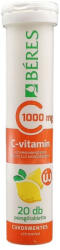 BÉRES C-vitamin 1000 mg cukormentes citromízű pezsgőtabletta 20db