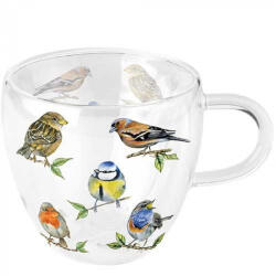 Ambiente Bird species white duplafalú borosilicate üvegcsésze 0, 25l (14418135)