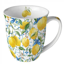 Ambiente Mediterranean lemons porcelánbögre 0, 4l (18419660)