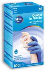  Berica Skin Blue Nitril egyszerhasználatos nitril kesztyű kék M, 100 db /doboz