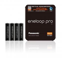 Panasonic Eneloop Pro ceruza akkumulátor (4 db, 930 mAh, Ni-MH, AAA) (BK-4HCDEC4BE)