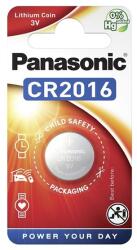 Panasonic gombelem (cr2016, 3v, lítium) 1db / csomag (CR-2016L/1BP) - rufusz