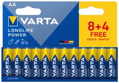 VARTA Longlife Power AA LR06 Ceruzaelem, 8+4 db (4906121772)