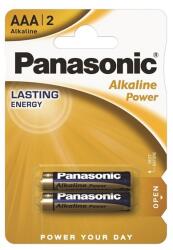 Panasonic pro power szupertartós elem (aaa, lr03apb, 1.5v, alkáli) 2db /csomag (LR03APB-2BP) - rufusz