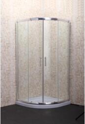GOBE Cabina de dus 80 x 80 cm semirotunda, cu sticla de 5 mm, S131, GOBE Standard