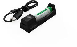 Ledlenser Li-ion akkumulátor töltő állomás + 14500 akku (500986)