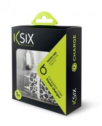 Ksix hálózati töltő (MicroUSB, 1A, fehér) (B1740CD02LB)