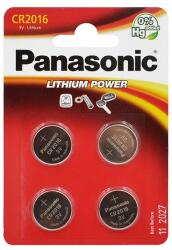 Panasonic gombelem (cr2016el / 4b, 3v, lítium) 4db / csomag (CR2016EL-4B) - rufusz