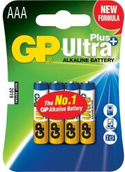 GP Batteries UltraPlus 24AUP AAA elem (4db/csomag) (GP24AUP-2U4)