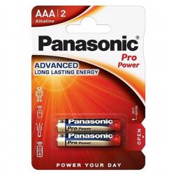Panasonic pro power szupertartós elem (aaa, lr03ppg, 1.5v, alkáli) 2db / csomag (LR03PPG-2BP) - rufusz