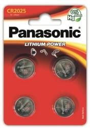Panasonic lítium gombelem (4 db, 3V, CR2025) (CR-2025EL/4B)