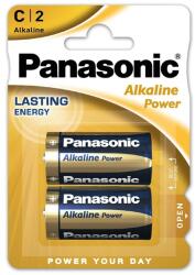 Panasonic Alkaline Power elem (2 db, 1.5V, C/baby) (LR14APB/2BP)
