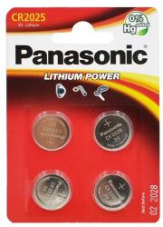 Panasonic gombelem (cr2025, 3v, lítium) 4db / csomag (CR2025EL-4B) - rufusz