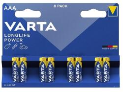 VARTA longlife power tartós elem (aaa, lr03, 1.5v, alkáli) 8db/csomag (4903121418)