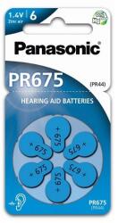 Panasonic elem (pr675/6lb, 1.4v, cink-levegő) 6db / csomag (PR675-6LB) - rufusz
