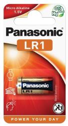 Panasonic tartós elem (lr1, 1.5v alkáli) 1db / csomag (LR1L/1BP) - rufusz