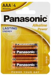 Panasonic tartós elem (AAA, lr03apb, 1.5v, alkáli) 4db / csomag (LR03APB-4BP) - rufusz