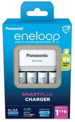 Panasonic eneloop K-KJ55MCD40E akkutöltő + akkumulátor (4 db , 2000 mAh, AA) (K-KJ55MCD40E)