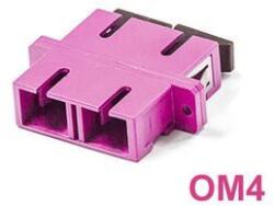 Optikai csatoló SC/PC többmódusú 50/125 duplex OM4 optikai csatoló (3019D)