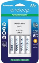 Panasonic BQ-CC17 akkutöltő + 4 db 1900 mAh Eneloop AA akkumulátor (K-KJ17MCC40E)