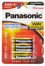 Panasonic pro power tartós elem (aaa, lr03ppg, 1.5v, alkáli) 4db /csomag (LR03PPG-4BP / LR03XEG-4B) - rufusz