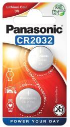 Panasonic CR2032 lítium gombelem (2 db / csomag) (CR-2032EL/2B)