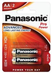 Panasonic pro power szupertartós elem (aa, lr6ppg, 1.5v, alkáli) 2db /csomag (LR6PPG-2BP)