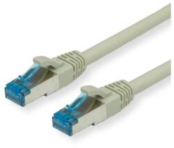 Valueline Patch kábel S/FTP, CAT6A, 15m, szürke (21.99.0868-30) - cyberdepo