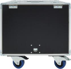 Razzor Cases 8U sliding door rack 512 for Nexo NXAMP4x2MK2 with suspension, wheels