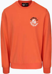 Pitbull West Coast Férfi Pitbull Dog Sd Crewneck melegítő világos lazac