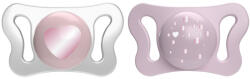 CHICCO Physio Micro szilikon cumi 0-2m lány 2db