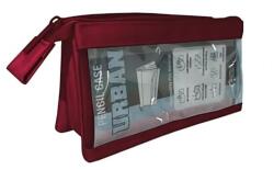 S-Cool Penar etui transparent S-COOL SC2575, Rosu (SC2575/ROSU) Penar
