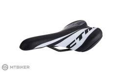 CTM Charisma női nyereg, 160 mm, fekete/világos türkiz