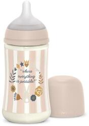Suavinex Wonderland fiziológiai, M 270 ml, rózsaszín
