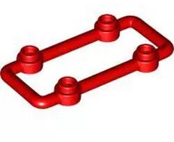 LEGO® 23444c5 - LEGO piros rúd 1 x 6 x 3 méretű 4 bütyökkel (23444c5)