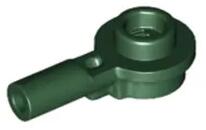 LEGO® 32828c80 - LEGO sötétzöld rúd, 1 hosszú, 1 x 1 méretű kerek, lyukas lappal (32828c80)