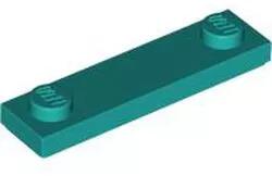 LEGO® 41740c39 - LEGO sötét türkiz lap 1 x 4 méretű, 2 bütyökkel, peremmel (41740c39)