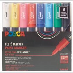 uni POSCA PC-1M (magyar) 8db-os marker készlet (2UPC1M8K) (2UPC1M8K)