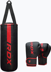 RDX Sac de box RDX F6 Junior Punch Bag + Boxing Gloves matte red Sac de box