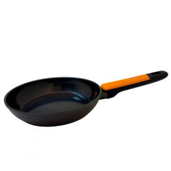 Fackelmann Tigaie Fackelmann Soft Collection 688615, 24x4.5 cm, Inductie si cuptor, Maner moale, Negru (688615)